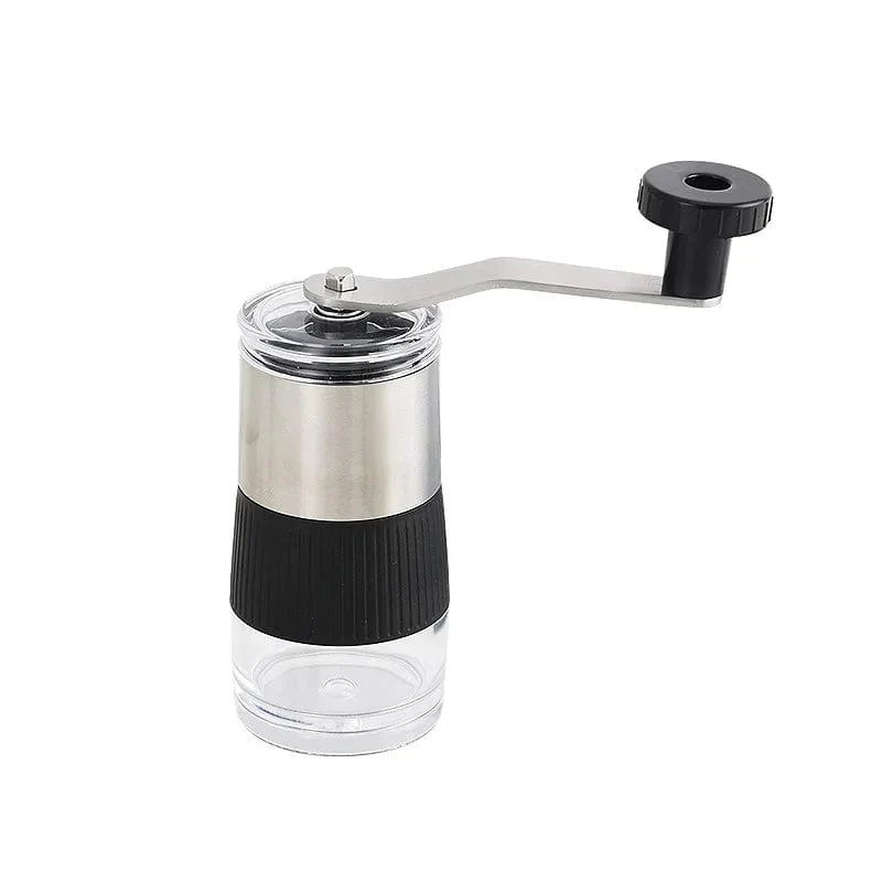Neu Mini Hand Schütteln Manuelle Schleifen Bequem Edelstahl Keramik Core Kaffee Bean Grinder Visuelle Kaffee