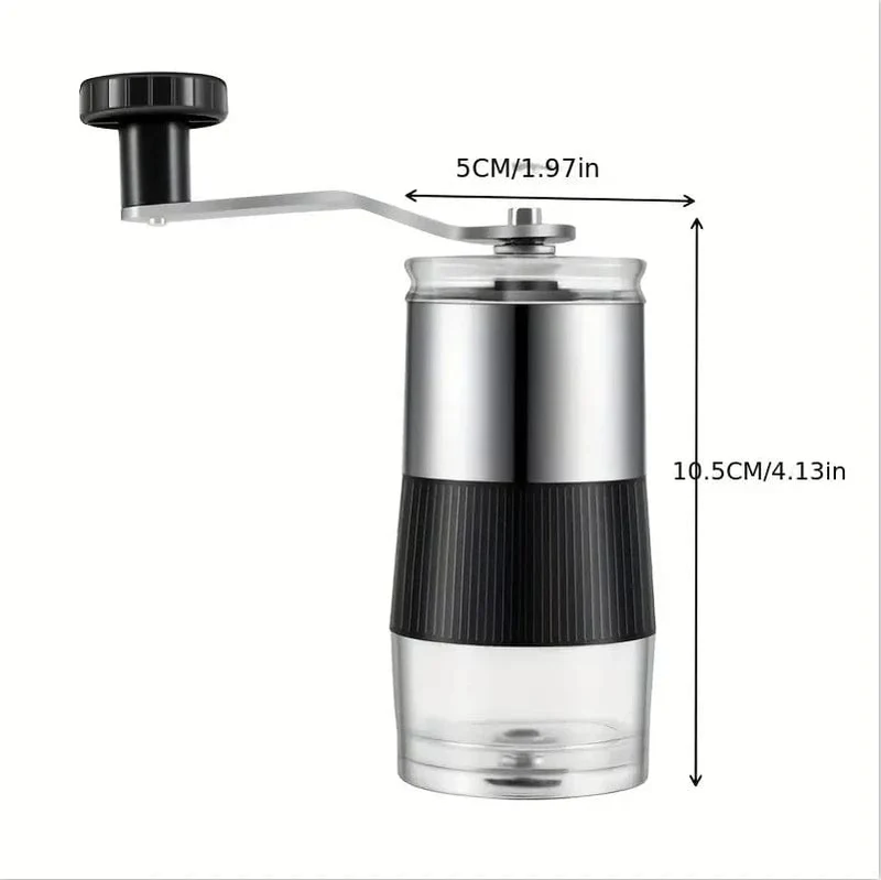 Neu Mini Hand Schütteln Manuelle Schleifen Bequem Edelstahl Keramik Core Kaffee Bean Grinder Visuelle Kaffee