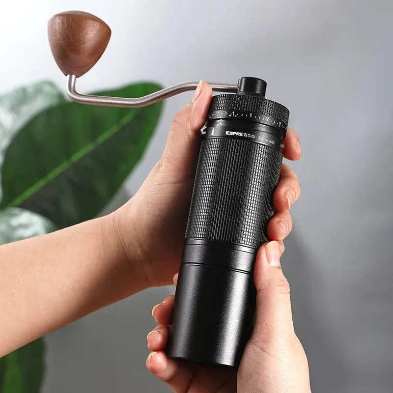 Neu 2024 Kaffeemühle Manuelle 7 Core Bean Kaffeemühle Espresso Tragbare Externe Einstellbare Haushalts Türkische Kaffeemühle