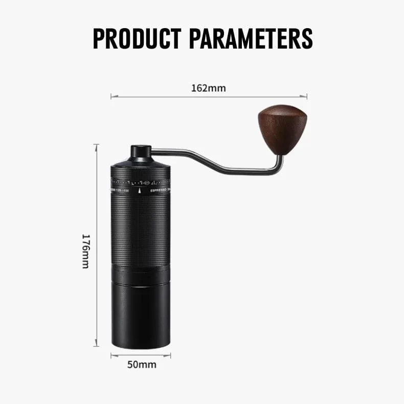Neu 2024 Kaffeemühle Manuelle 7 Core Bean Kaffeemühle Espresso Tragbare Externe Einstellbare Haushalts Türkische Kaffeemühle