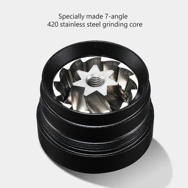 Neu 2024 Kaffeemühle Manuelle 7 Core Bean Kaffeemühle Espresso Tragbare Externe Einstellbare Haushalts Türkische Kaffeemühle