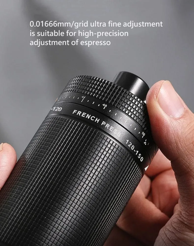 Neu 2024 Kaffeemühle Manuelle 7 Core Bean Kaffeemühle Espresso Tragbare Externe Einstellbare Haushalts Türkische Kaffeemühle