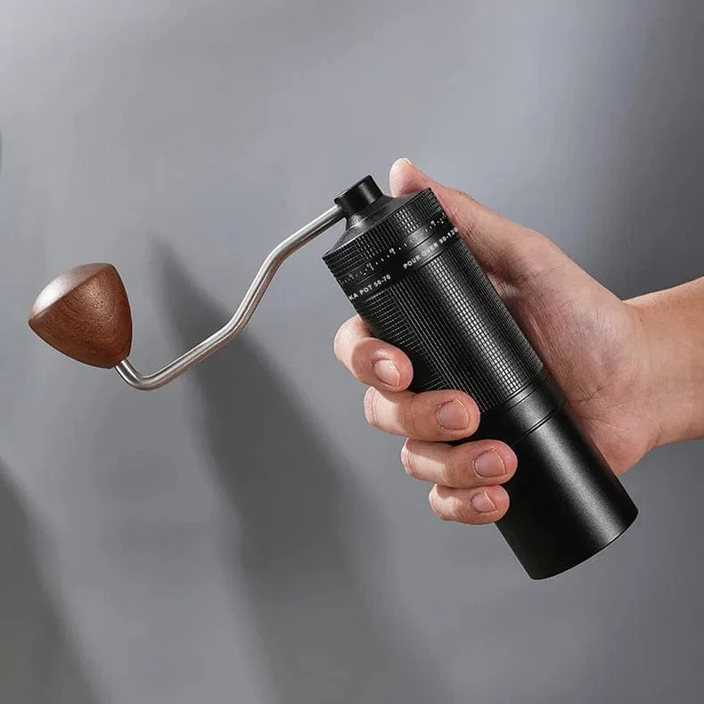 Neu 2024 Kaffeemühle Manuelle 7 Core Bean Kaffeemühle Espresso Tragbare Externe Einstellbare Haushalts Türkische Kaffeemühle
