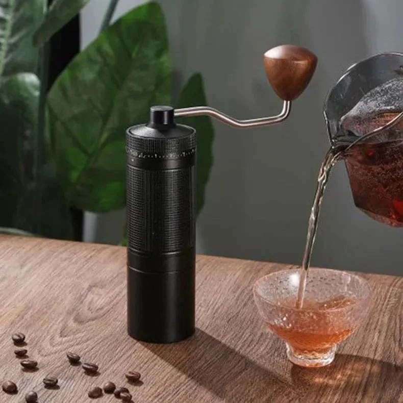 Neu 2024 Kaffeemühle Manuelle 7 Core Bean Kaffeemühle Espresso Tragbare Externe Einstellbare Haushalts Türkische Kaffeemühle