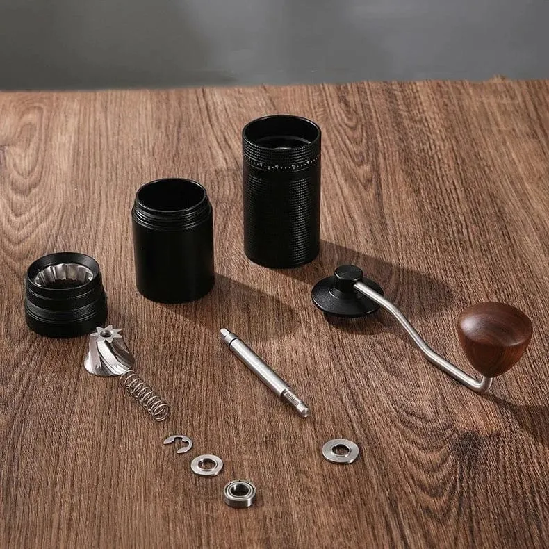 Neu 2024 Kaffeemühle Manuelle 7 Core Bean Kaffeemühle Espresso Tragbare Externe Einstellbare Haushalts Türkische Kaffeemühle