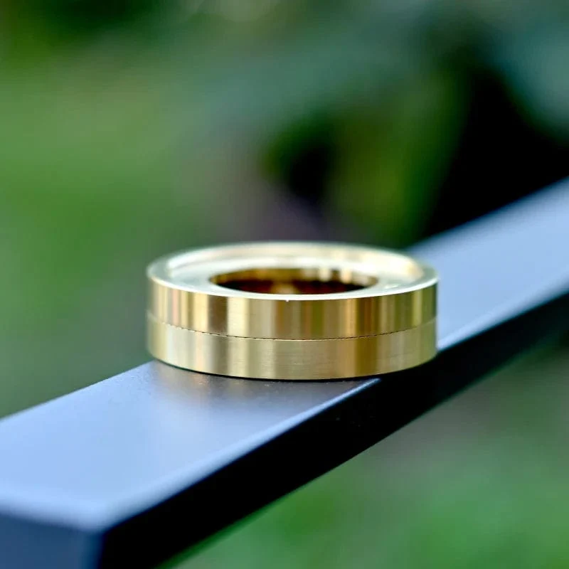 64 mm flache Mahlscheiben mit Titanbeschichtung, süßes, hochgleichmäßiges Mahlen von Espresso, Mahlscheiben für kommerzielle Espresso-Kaffeebohnen
