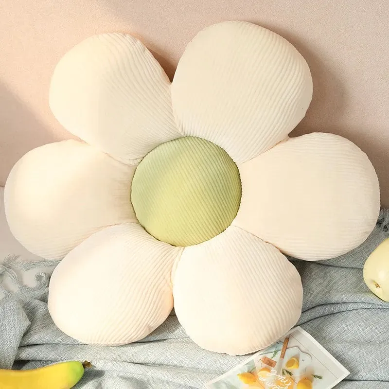 35/45 cm Gefülltes Kissen mit sechs Blütenblättern, Sonnenblumenkissen, Erkerfenster, rosa Blume, Sitzkissen fürs Schlafzimmer
