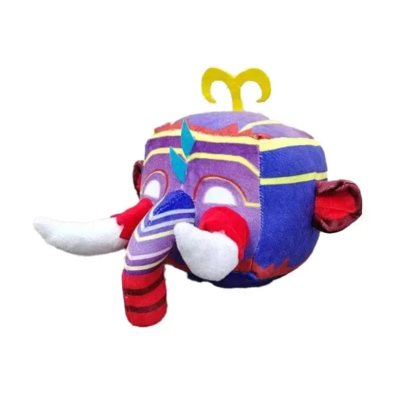 11-15 cm Blox Fruits Anime-Spiel Plüschtier Obst Leopardenmuster Box Plüschtier Weiches Plüschfruchtspielzeug Weihnachtsgeschenk für Kinder