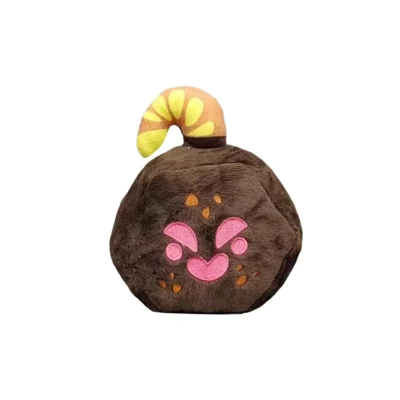 11-15 cm Blox Fruits Anime-Spiel Plüschtier Obst Leopardenmuster Box Plüschtier Weiches Plüschfruchtspielzeug Weihnachtsgeschenk für Kinder