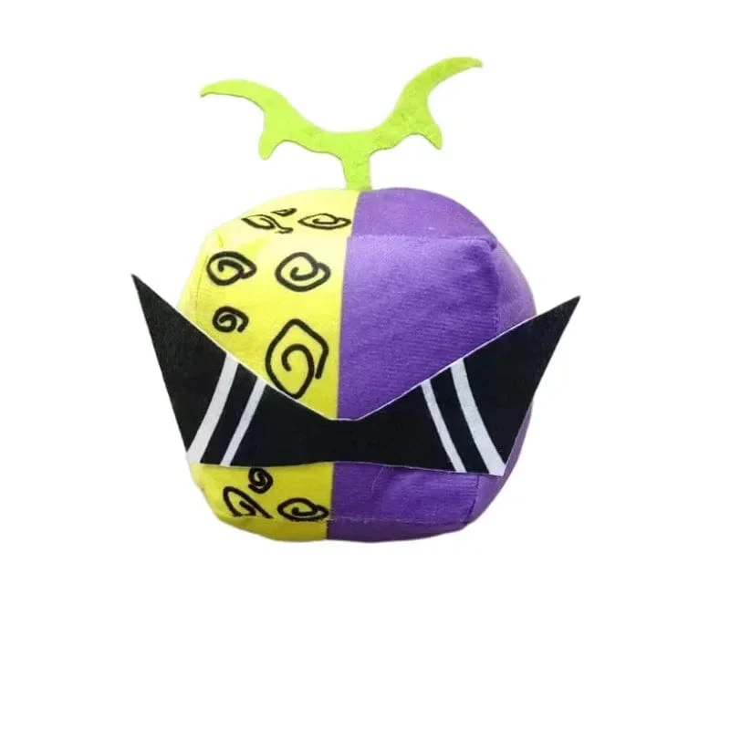 11-15 cm Blox Fruits Anime-Spiel Plüschtier Obst Leopardenmuster Box Plüschtier Weiches Plüschfruchtspielzeug Weihnachtsgeschenk für Kinder