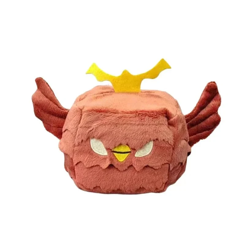 11-15 cm Blox Fruits Anime-Spiel Plüschtier Obst Leopardenmuster Box Plüschtier Weiches Plüschfruchtspielzeug Weihnachtsgeschenk für Kinder