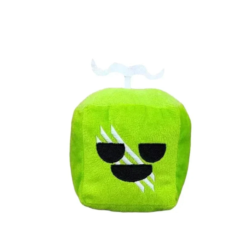 11-15 cm Blox Fruits Anime-Spiel Plüschtier Obst Leopardenmuster Box Plüschtier Weiches Plüschfruchtspielzeug Weihnachtsgeschenk für Kinder