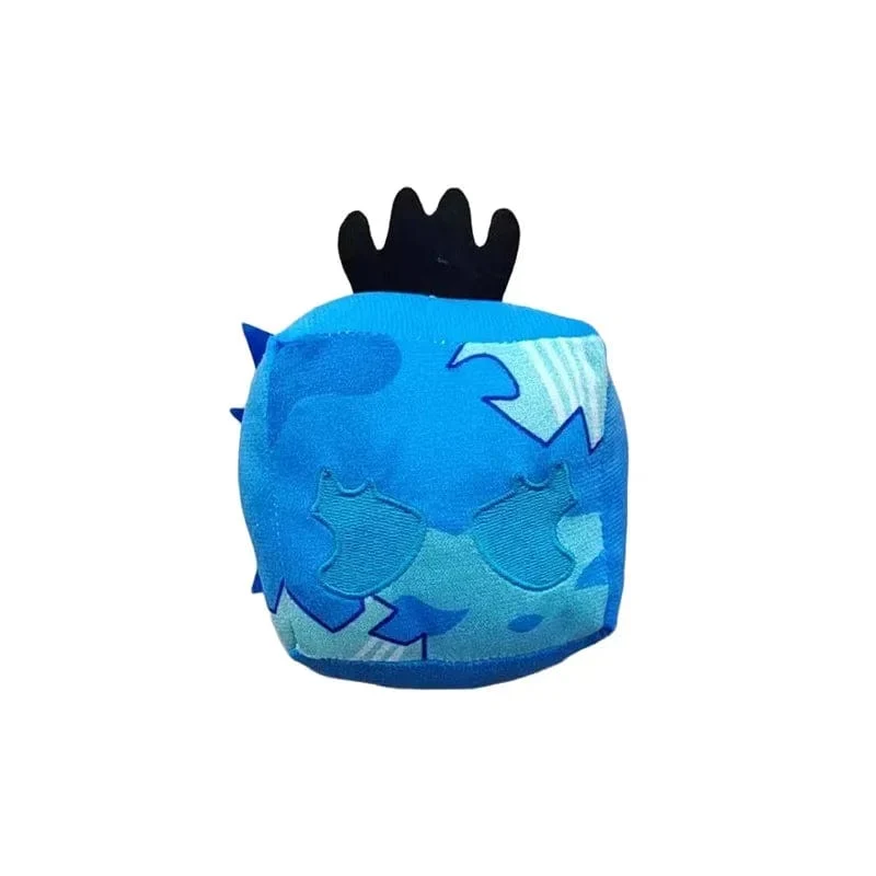 11-15 cm Blox Fruits Anime-Spiel Plüschtier Obst Leopardenmuster Box Plüschtier Weiches Plüschfruchtspielzeug Weihnachtsgeschenk für Kinder