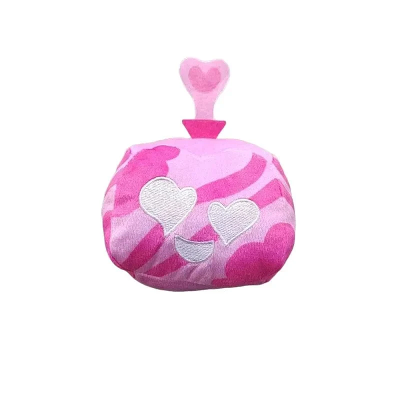 11-15 cm Blox Fruits Anime-Spiel Plüschtier Obst Leopardenmuster Box Plüschtier Weiches Plüschfruchtspielzeug Weihnachtsgeschenk für Kinder
