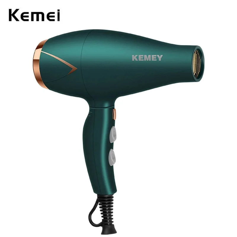 Kemei 3500 W Haartrockner mit heißem und kaltem Wind, faltbarer, kompakter Föhn, Haarstyling-Tools für Salons und den Hausgebrauch