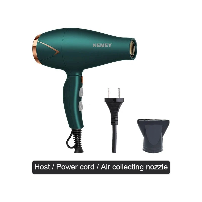 Kemei 3500 W Haartrockner mit heißem und kaltem Wind, faltbarer, kompakter Föhn, Haarstyling-Tools für Salons und den Hausgebrauch
