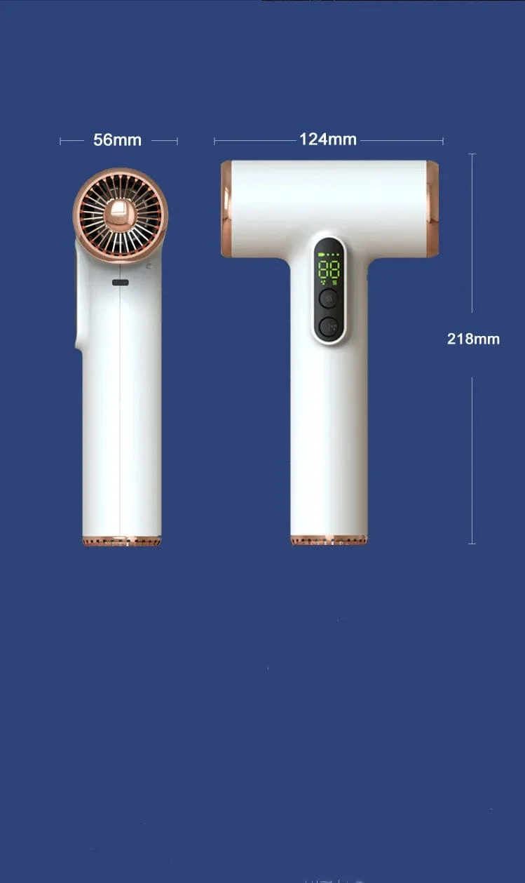 2024 heißer Verkauf Drahtlose Haartrockner 30000 Rpm High-Speed ​​Trocken Kalt Warm Wind Kinderhaus Schlafsaal Reise USB Lade Haar