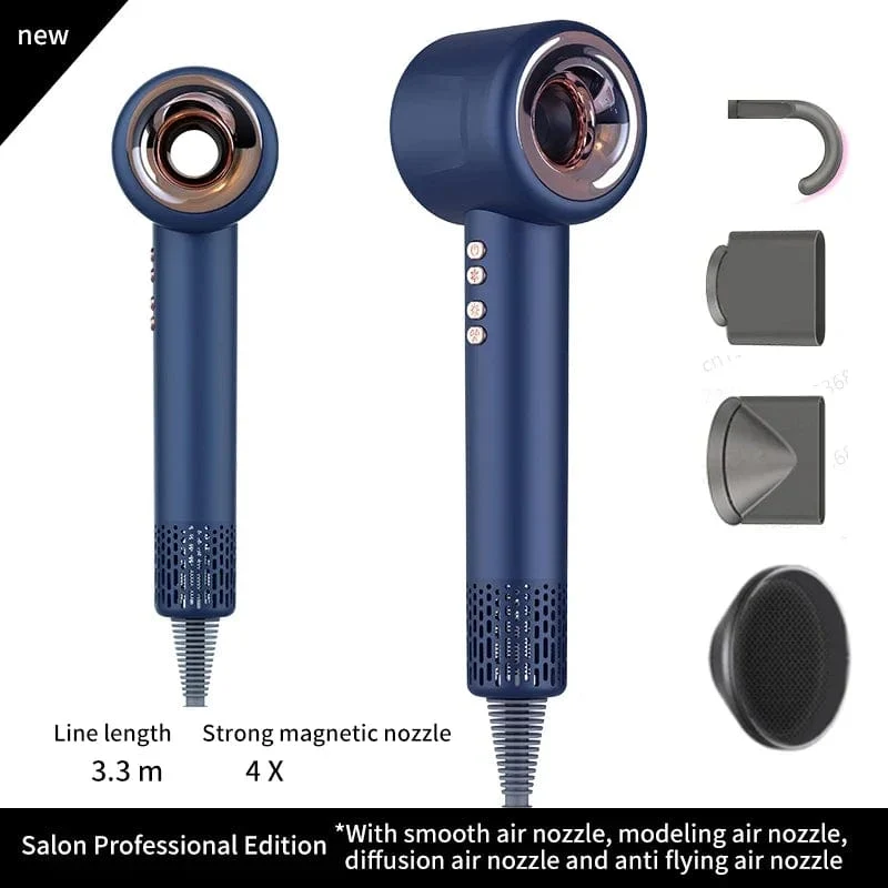 Professioneller Super-Haartrockner Persönliche Haarpflege Styling Negative Ionen Salon Werkzeug Konstante Anion Elektrische Blattlose Haartrockner
