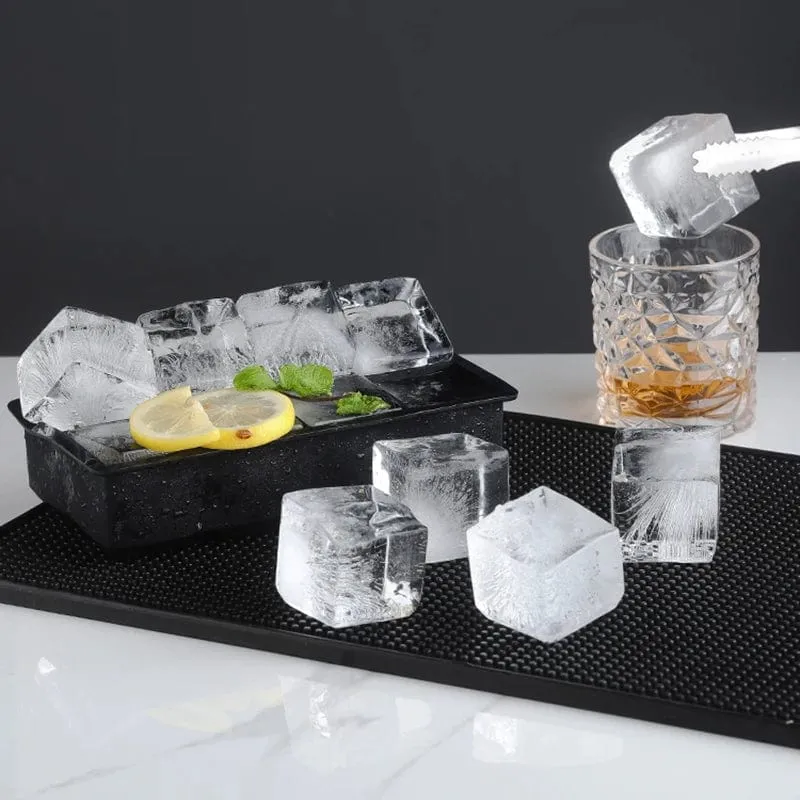 160 Grid Big Ice Tray Mold Giant Jumbo Large Food Grade Silikon Ice Cube Square Tray Mold DIY Ice Maker Ice Cube Tray