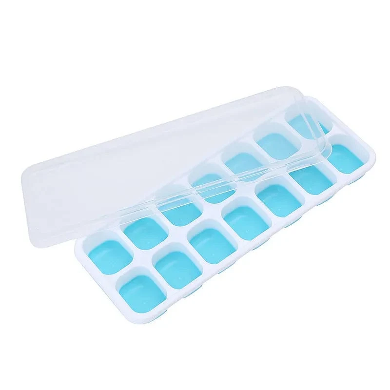 160 Grid Big Ice Tray Mold Giant Jumbo Large Food Grade Silikon Ice Cube Square Tray Mold DIY Ice Maker Ice Cube Tray