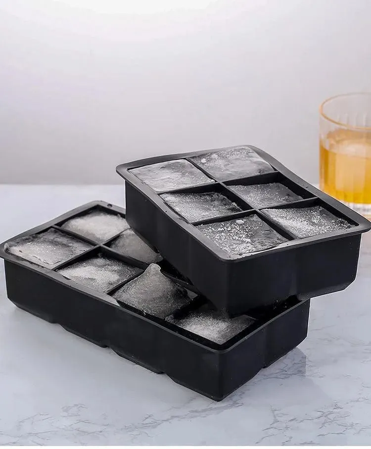 160 Grid Big Ice Tray Mold Giant Jumbo Large Food Grade Silikon Ice Cube Square Tray Mold DIY Ice Maker Ice Cube Tray