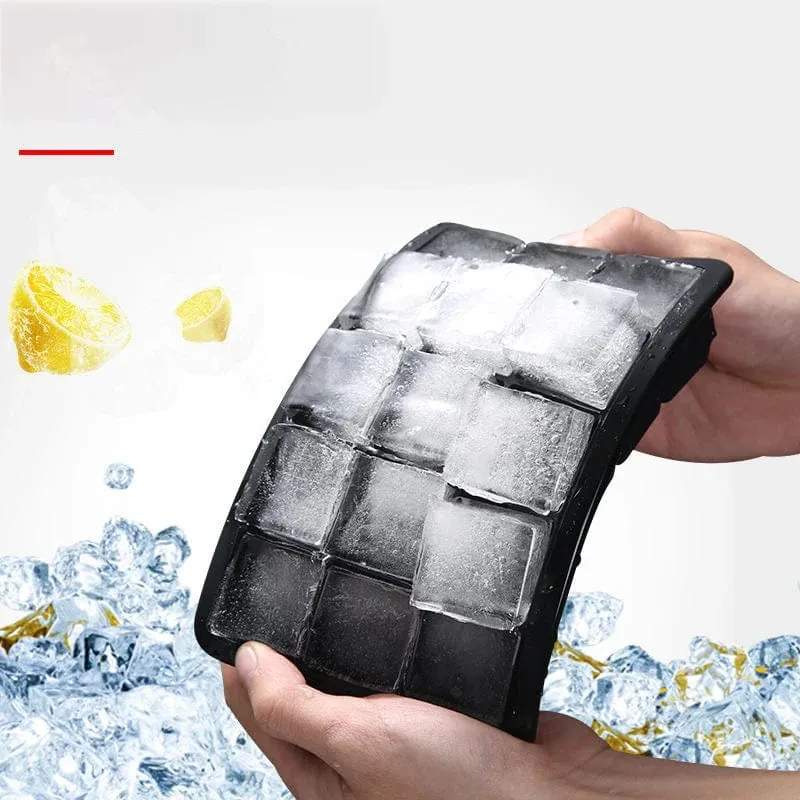 160 Grid Big Ice Tray Mold Giant Jumbo Large Food Grade Silikon Ice Cube Square Tray Mold DIY Ice Maker Ice Cube Tray