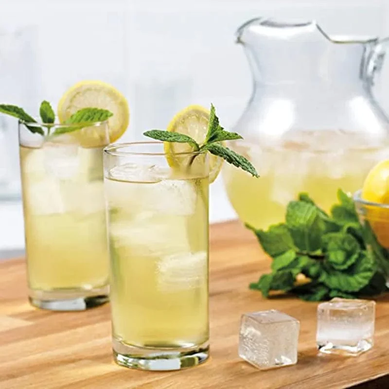 8 große Eiswürfelschalenform Riesen-Jumbo-Eiswürfelschale aus lebensmittelechtem Silikon, quadratische Eiswürfelschale, DIY-Eiswürfelbereiter