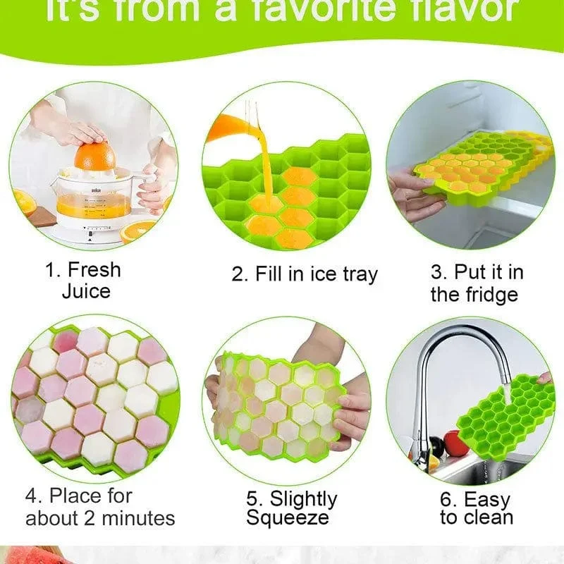 12/48/60 Grids Ice Cube Tray Kunststoff Ice Cube Maker Kugel Form für Cocktail Saft Whisky Ice Cube Tray Mit Deckel Küche Werkzeug