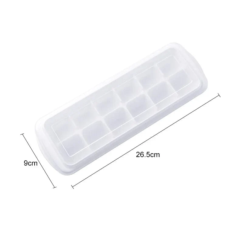 12/48/60 Grids Ice Cube Tray Kunststoff Ice Cube Maker Kugel Form für Cocktail Saft Whisky Ice Cube Tray Mit Deckel Küche Werkzeug