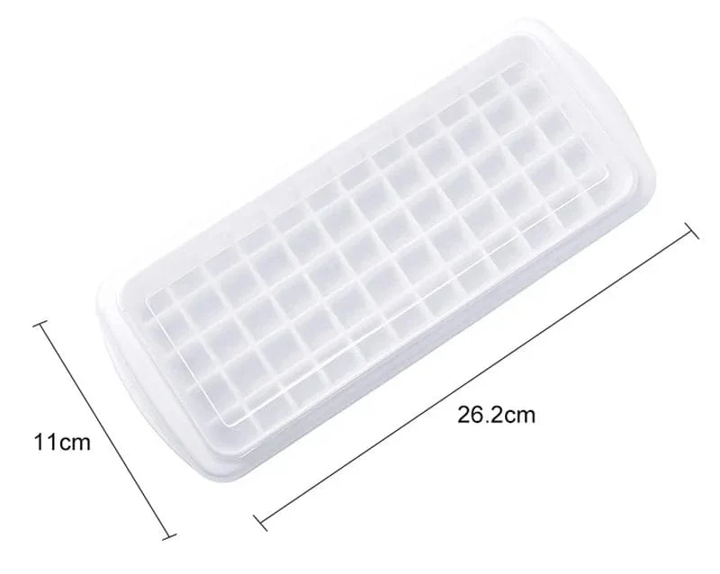 12/48/60 Grids Ice Cube Tray Kunststoff Ice Cube Maker Kugel Form für Cocktail Saft Whisky Ice Cube Tray Mit Deckel Küche Werkzeug