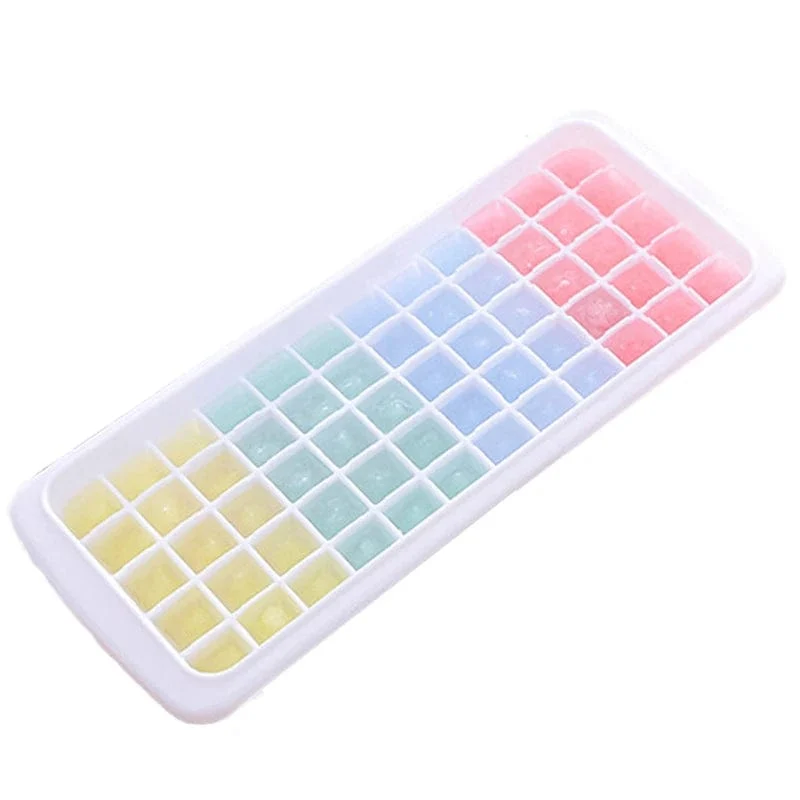 12/48/60 Grids Ice Cube Tray Kunststoff Ice Cube Maker Kugel Form für Cocktail Saft Whisky Ice Cube Tray Mit Deckel Küche Werkzeug