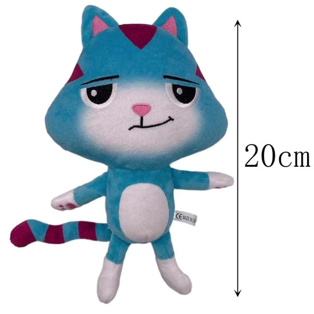 25cm 7-teiliges Gabby Puppenhaus Plüschtier Cartoon Stofftier Meerjungfrau Katze Meerjungfrau Plüschpuppe Kinder Weihnachtsgeschenk