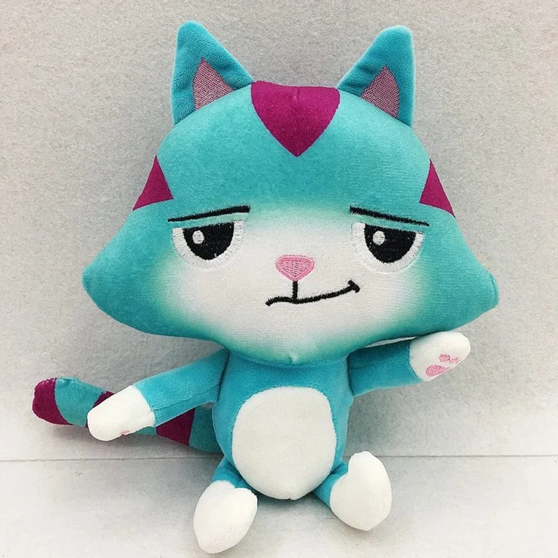 25cm 7-teiliges Gabby Puppenhaus Plüschtier Cartoon Stofftier Meerjungfrau Katze Meerjungfrau Plüschpuppe Kinder Weihnachtsgeschenk