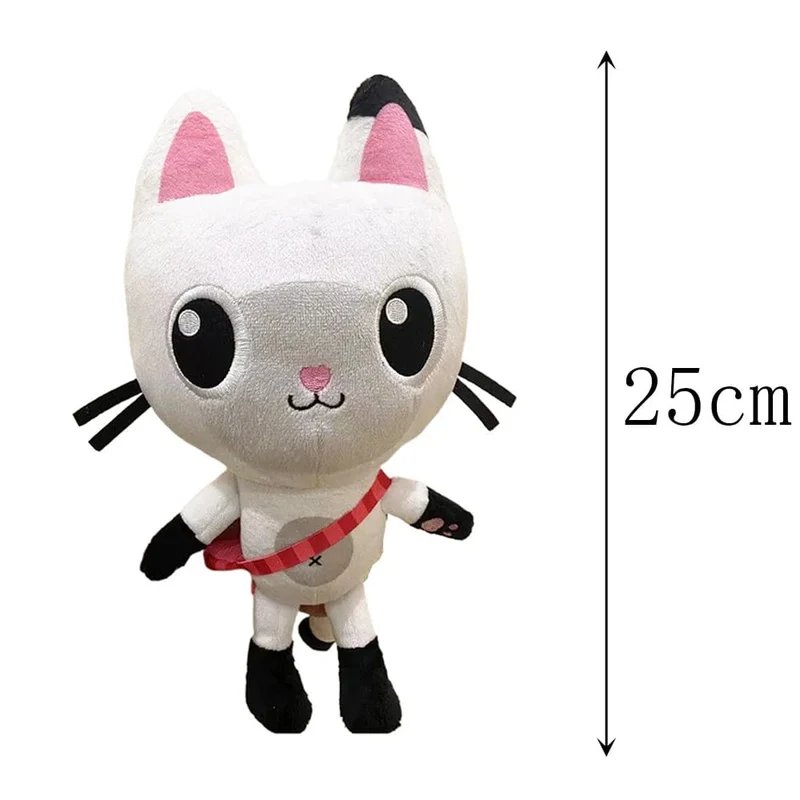 25cm 7-teiliges Gabby Puppenhaus Plüschtier Cartoon Stofftier Meerjungfrau Katze Meerjungfrau Plüschpuppe Kinder Weihnachtsgeschenk