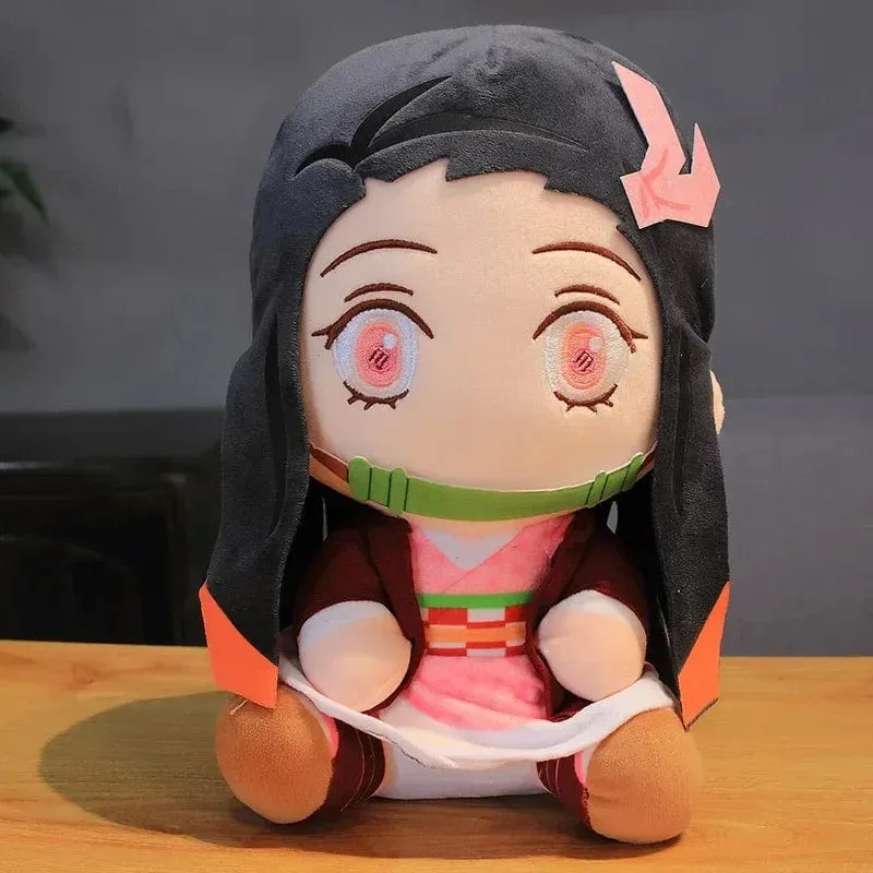 20 cm Dämonentöter Plüschpuppe Tanjirou Nezuko Zenitsu Anime Film Stofftier Kimetsu No Yaiba Spiel Plüschtier Figur Kinder Geschenk