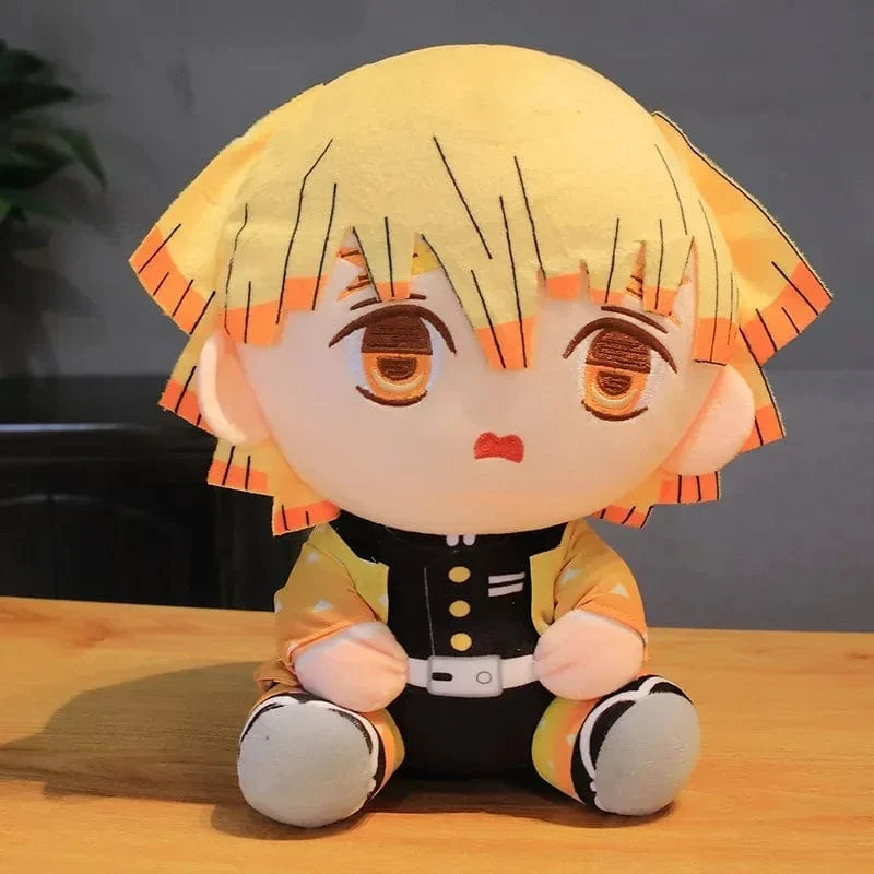 20 cm Dämonentöter Plüschpuppe Tanjirou Nezuko Zenitsu Anime Film Stofftier Kimetsu No Yaiba Spiel Plüschtier Figur Kinder Geschenk