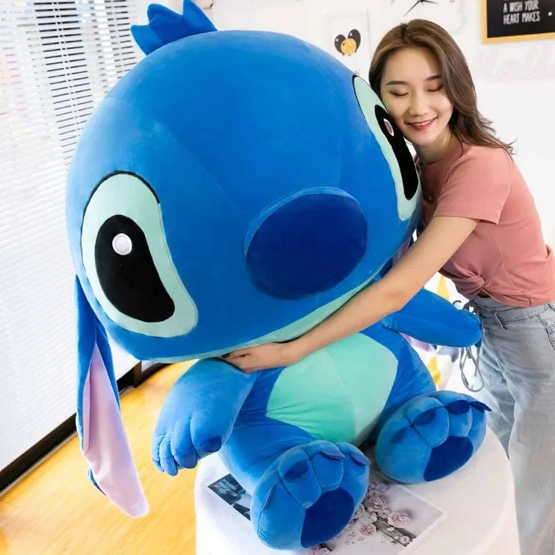 60 cm Riesen Disney Lilo & Stitch Paar Modelle Cartoon Gefüllte Plüsch Anime Plushs Baby Spielzeug Anhänger Spielzeug Kawaii Kinder Geburtstag Geschenk