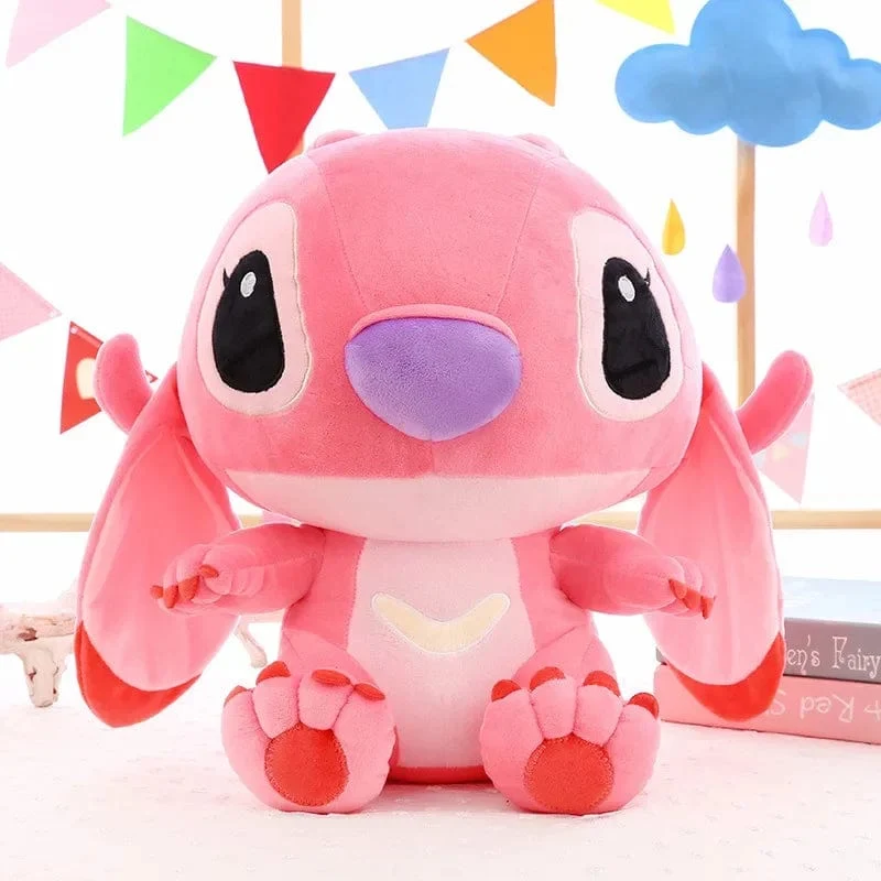 60 cm Riesen Disney Lilo & Stitch Paar Modelle Cartoon Gefüllte Plüsch Anime Plushs Baby Spielzeug Anhänger Spielzeug Kawaii Kinder Geburtstag Geschenk