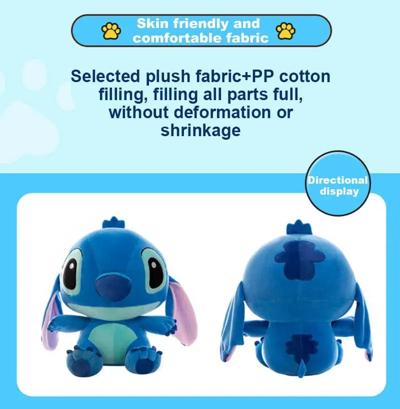 60 cm Riesen Disney Lilo & Stitch Paar Modelle Cartoon Gefüllte Plüsch Anime Plushs Baby Spielzeug Anhänger Spielzeug Kawaii Kinder Geburtstag Geschenk