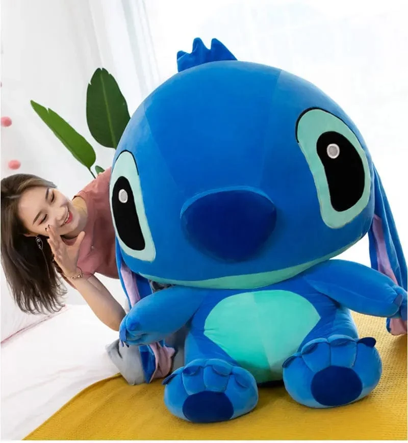 60 cm Riesen Disney Lilo & Stitch Paar Modelle Cartoon Gefüllte Plüsch Anime Plushs Baby Spielzeug Anhänger Spielzeug Kawaii Kinder Geburtstag Geschenk