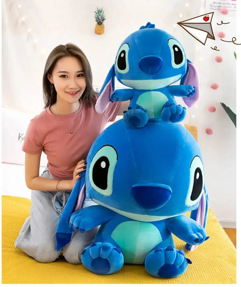 60 cm Riesen Disney Lilo & Stitch Paar Modelle Cartoon Gefüllte Plüsch Anime Plushs Baby Spielzeug Anhänger Spielzeug Kawaii Kinder Geburtstag Geschenk