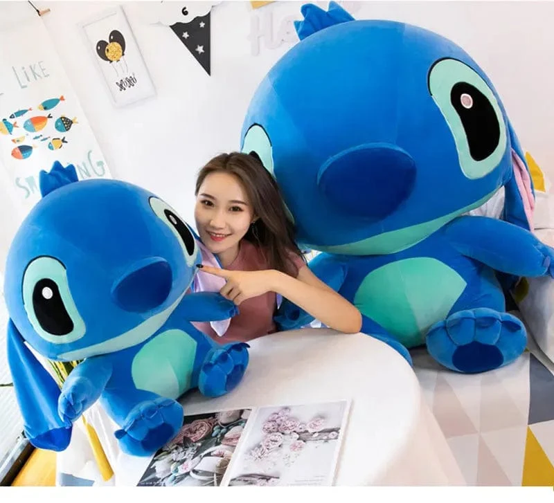 60 cm Riesen Disney Lilo & Stitch Paar Modelle Cartoon Gefüllte Plüsch Anime Plushs Baby Spielzeug Anhänger Spielzeug Kawaii Kinder Geburtstag Geschenk