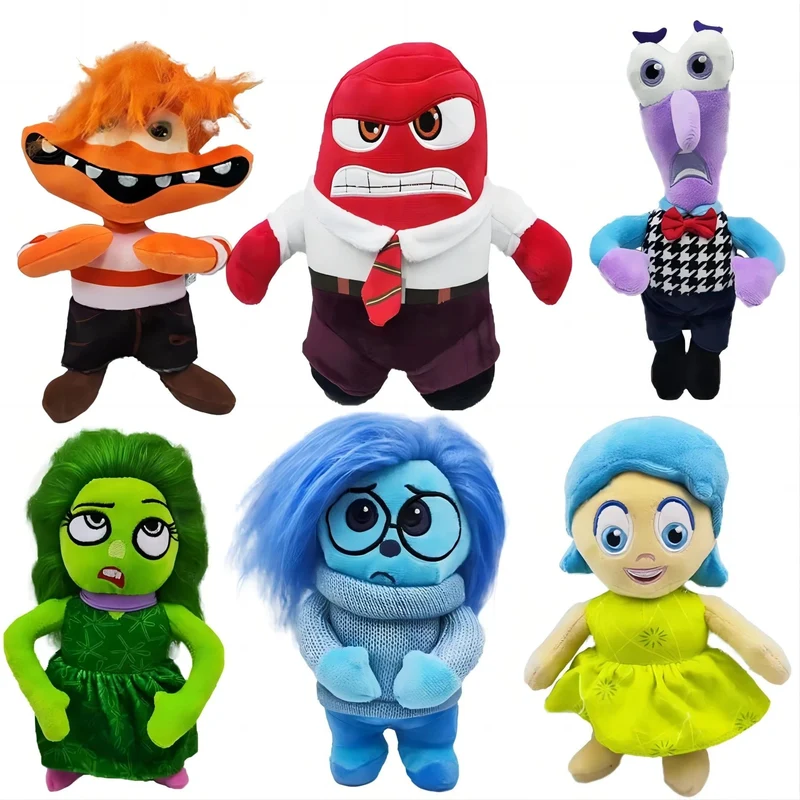 Film Inside Out Zeichentrickfiguren Bing Bong Freude Traurigkeit Wut Ekel Angst Angst Plüschtiere Puppe Geschenke für Kinder