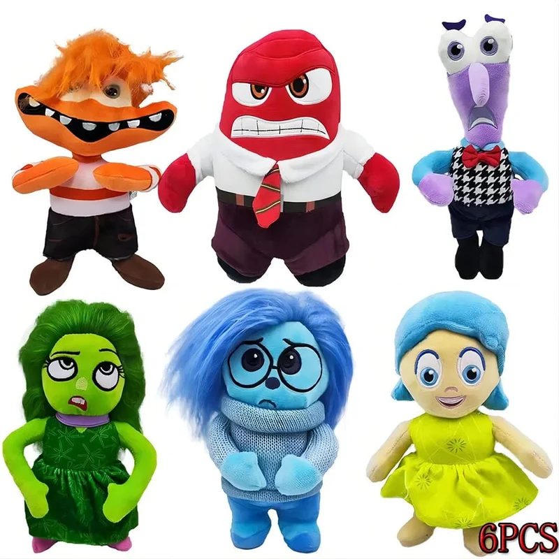 Film Inside Out Zeichentrickfiguren Bing Bong Freude Traurigkeit Wut Ekel Angst Angst Plüschtiere Puppe Geschenke für Kinder