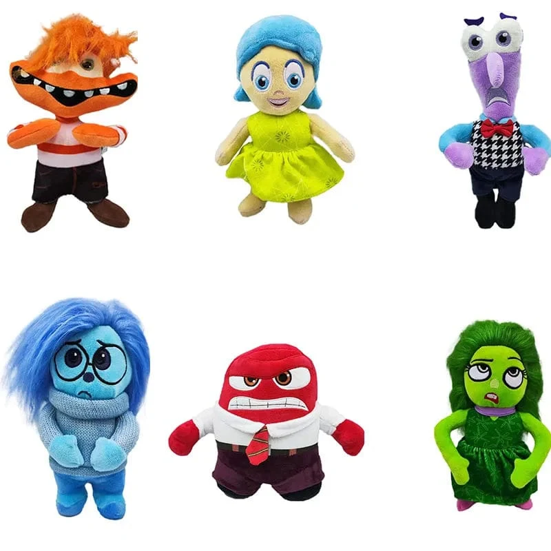 Film Inside Out Zeichentrickfiguren Bing Bong Freude Traurigkeit Wut Ekel Angst Angst Plüschtiere Puppe Geschenke für Kinder