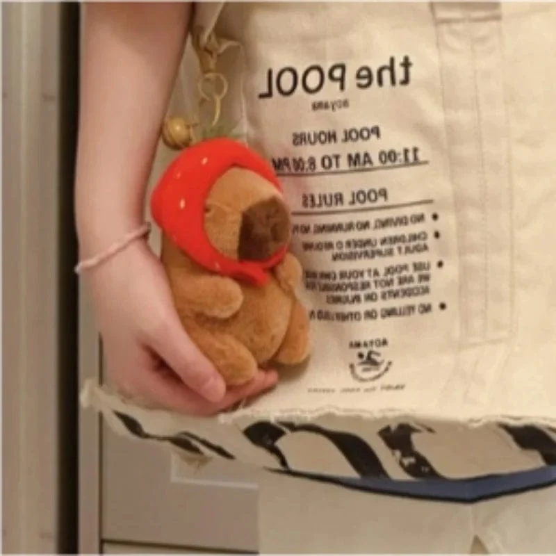 Rytanda Capybara Clap Circle Spielzeug Slap Snap Wrap Armband Armband Capybara Plüsch Handring Spaß Pop Kreise Kinder Weihnachtsgeschenk