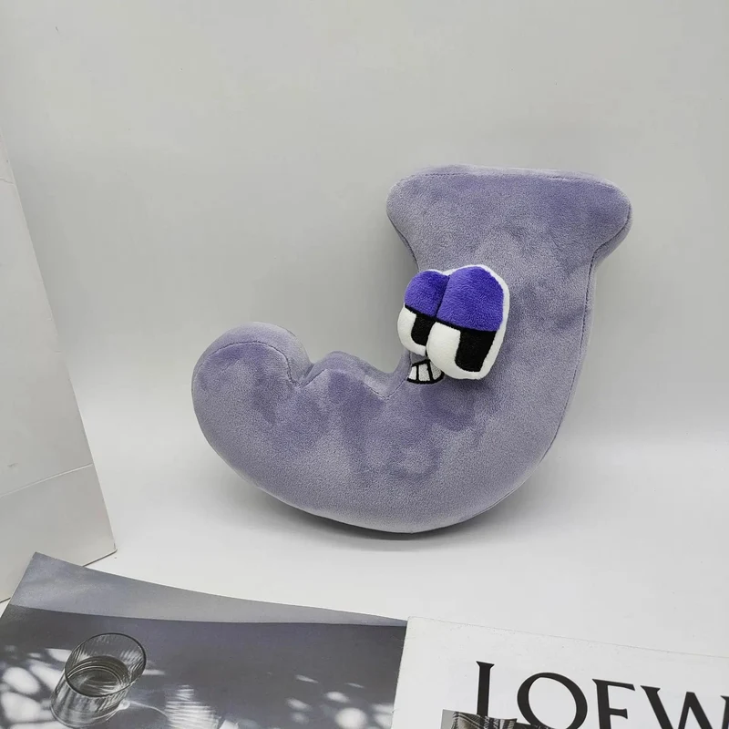 Alphabet Lore Plüschtiere Englische Buchstaben Stofftier Plüschpuppe Spielzeug Geschenk für Kinder Pädagogisches Alphabet Lore (AZ)