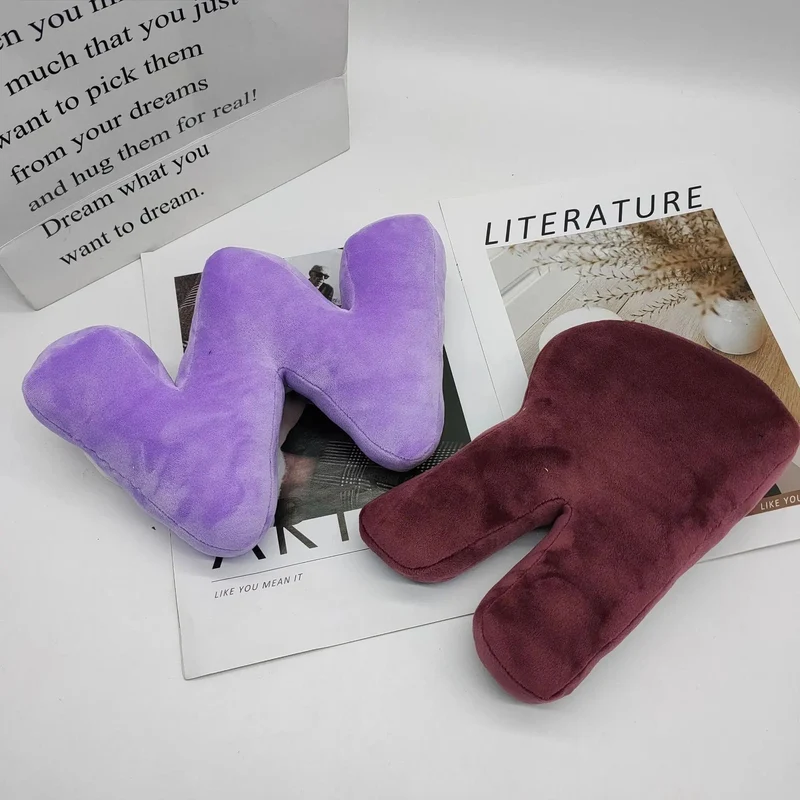 Alphabet Lore Plüschtiere Englische Buchstaben Stofftier Plüschpuppe Spielzeug Geschenk für Kinder Pädagogisches Alphabet Lore (AZ)