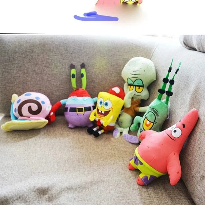 20-30cm Spong Spielzeug Patrick Star Plüsch Spielzeug Weiche Cartoon Tier Puppe Für Kinder Animation Puppen Kinder Geburtstag geschenk