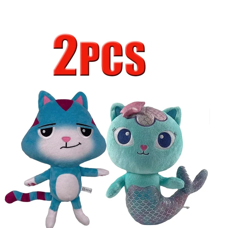 Tiere Plüsch Gabby Puppenhaus Schönes Plüsch Gaby Spielzeug Plüschhaus Katzenpuppe Cartoon Kuscheltiere Meerjungfrau Katze Plüschpuppen Kinder